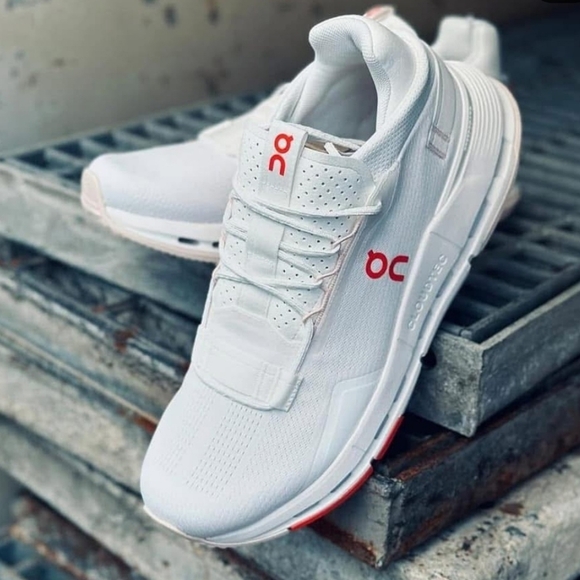 Size 9.5 - NEW Women's ON CLOUDNOVA 2 White/Flame - Picture 4 of 11